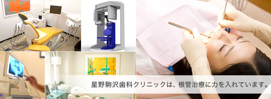 星野駒沢歯科クリニックは、根管治療に力を入れています。